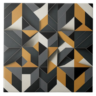 Moderne geometrische patroonkeramische Tegels Tegeltje