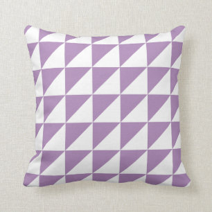 Moderne geometrische piloot in Afrikaans Violet Kussen