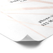 Moderne Geometrische Prijslijst Poster (Hoek)