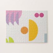 Moderne geometrische puzzle legpuzzel (Horizontaal)