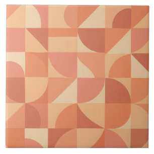 Moderne Geometrische Retro Abstracte Vormen Thui Tegeltje