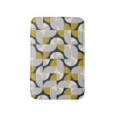 Moderne geometrische  retro achtergrond badmat (Voorkant Verticaal)