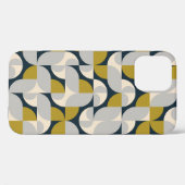 Moderne geometrische  retro achtergrond Case-Mate iPhone case (Achterkant (horizontaal))