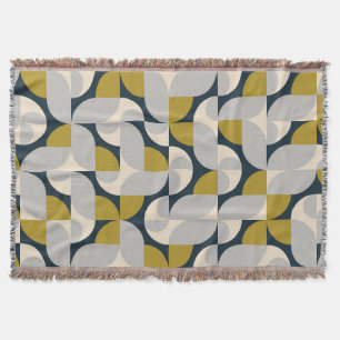 Moderne geometrische retro achtergrond deken