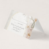 Moderne Geometrische roze roze orchidee Kaart (Voorkant)