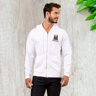 Moderne geometrische Sagrada Familia Barcelona Sky Hoodie