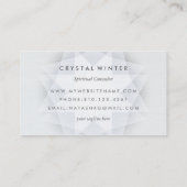 Moderne geometrische Star helder Visitekaartje (Achterkant)