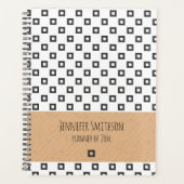 Moderne geometrische stijlplanner planner (Voorkant)