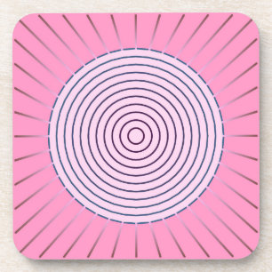 Moderne Geometrische Sunburst - Zonnebeelden van r Drankjes Onderzetter