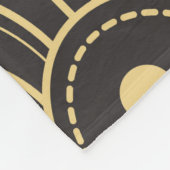 Moderne geometrische tegels fleece deken (Hoek)