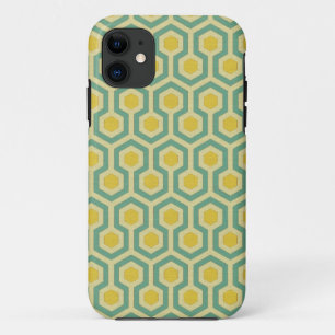 Moderne geometrische tribale afdrukken van honingr iPhone 11 hoesje