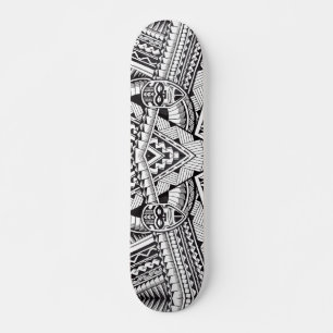 Moderne geometrische tribale patronen skateboard