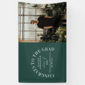 Moderne geometrische typografie fotoboogafstuderen spandoek (Verticaal)