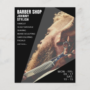Moderne geometrische vorm afbeelding flyer