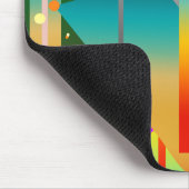 Moderne geometrische vormen Abstract patroon Muismat (Hoek)