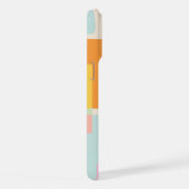 Moderne geometrische vormen van pasta's op maat iPhone hoesje (Rechterkant)