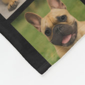 Moderne Gepersonaliseerde 20 Foto Collage Custom B Fleece Deken (Hoek)