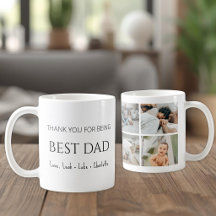 Moderne Gepersonaliseerde Beste Papa Fotocollage M