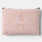 Moderne gepersonaliseerde bruidsmeisje monogram en etui (Voorkant)