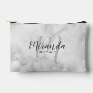 Moderne gepersonaliseerde bruidsmeisje monogram na etui
