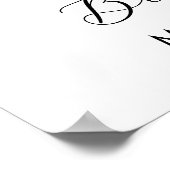 Moderne gepersonaliseerde fotocollage Happy Birthd Poster (Hoek)