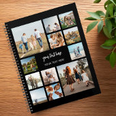Moderne gepersonaliseerde fotocollage planner