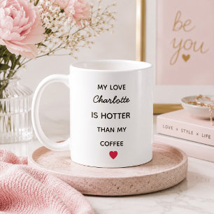 Moderne Gepersonaliseerde Liefdeskoffiemok Koffiemok