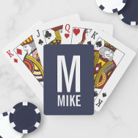 Moderne gepersonaliseerde monogram en naam