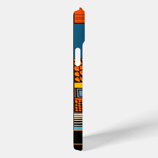 Moderne gepersonaliseerde naam Afrikaanse etnische Case-Mate iPhone Case (Achterkant / Rechts)