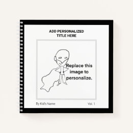 Moderne Gepersonaliseerde Naam Monogram Kinderen K Notitieboek
