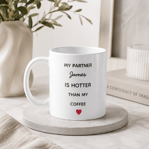 Moderne Gepersonaliseerde Partner Koffiemok