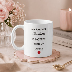 Moderne Gepersonaliseerde Partner Koffiemok