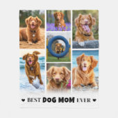 Moderne Gepersonaliseerde Pet Foto Collage Hond Ma Fleece Deken (Voorkant)