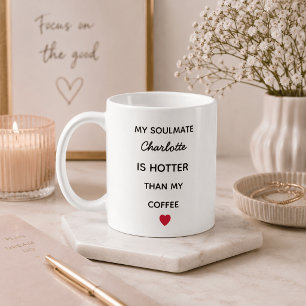 Moderne Gepersonaliseerde Soulmate Koffiemok