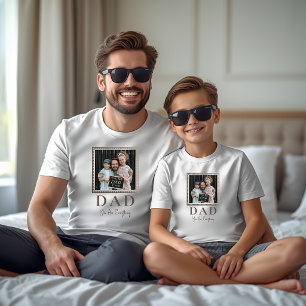 Moderne Gepersonaliseerde Vader Foto Kinderen T-shirt