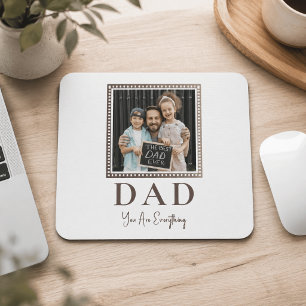 Moderne Gepersonaliseerde Vader Foto Muismat