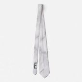 Moderne gepersonaliseerde vette monogram en naam stropdas (Achterkant)