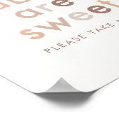 Moderne geslachtsneutraal baby's zijn een mooie ta poster (Hoek)