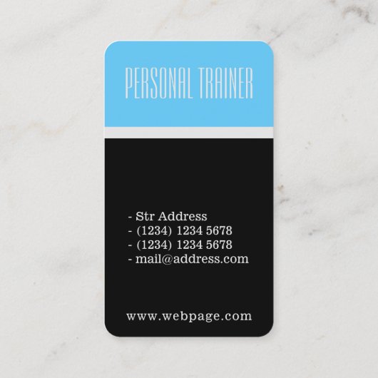 Moderne gespleten ruimte elegante afdekking visitekaartje (Achterkant)