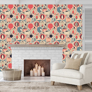 Moderne gestileerde kelken en zaaddozen Peel & Sti Behang