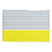 Moderne gestreepte patroon kussensloop (Achterkant)