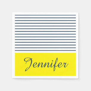 Moderne gestreepte patroon servetten