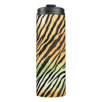 Moderne gestreepte tijgerhuiden Print grote katten