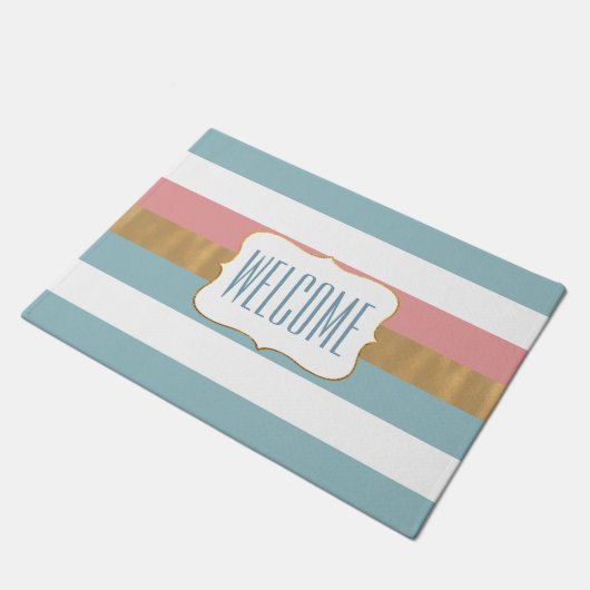 Moderne gestripte deurmat (Schuin)