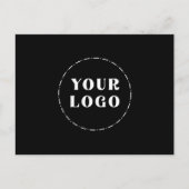 Moderne, gestroomlijnd, elegant en gepersonaliseer briefkaart (Voorkant)