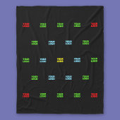 Moderne geüploade Logo of Afbeelding Pattern Sjabl Fleece Deken