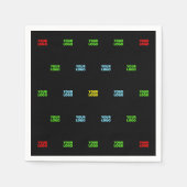 Moderne geüploade Logo of Afbeelding Pattern Sjabl Servet (Voorkant)