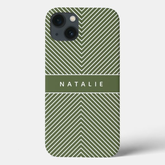 Moderne, gewaagde, grafische geometrische streep a Case-Mate iPhone case (Achterkant)