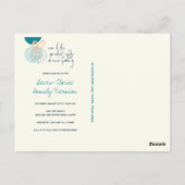 Moderne gezinshereniging briefkaart (Achterkant)