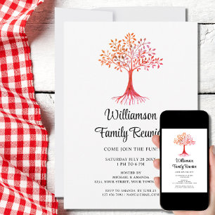 Moderne gezinshereniging kaart